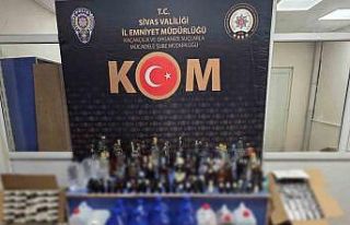 Sivas’ta kaçak alkol operasyonu: 1 kişi tutuklandı