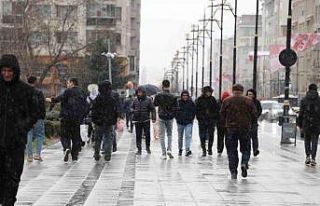 Sivas’ta kış geri döndü