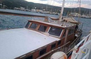 Su alan tekne KIYEM ekiplerince kurtarıldı