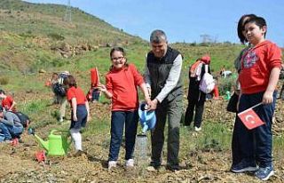 TBMM’nin 106. yılında 106 fidan toprakla buluştu
