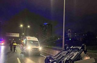 Tekirdağ’da otomobil takla attı, sürücü alkollü...