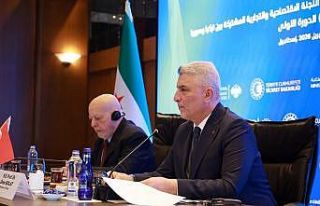 Ticaret Bakanı Bolat, Suriye Ekonomi ve Sanayi Bakanı...