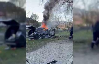 Tokat’ta ağaca çarpan cip yandı: 1 ölü, 2 yaralı