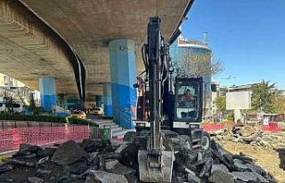 Trabzon’da Atatürk Alanındaki viyadüklerin altı...