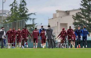 Trabzonspor, Galatasaray maçı hazırlıklarını...