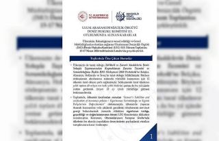 Uluslararası Denizcilik Örgütü Deniz Hukuku Komitesi’nin...