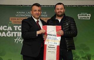 Üreticiye 15 milyon TL’lik destek: 376 çiftçiye...