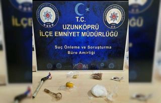 Uzunköprü’de uyuşturucu operasyonu: Şüpheli...