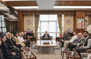 Vali Musa Işın, üniversiteli gençleri ağırladı
