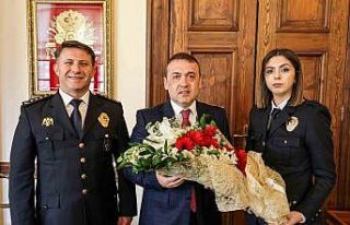 Vali Sözer, Polis Haftası dolayısıyla teşkilat...