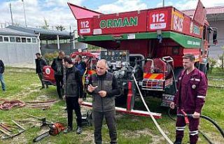 Vezirköprü MYO’da Yangın Gönüllüsü Eğitimi