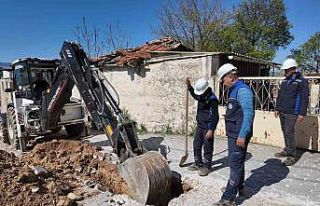 Yatağan Dere Mahallesi’nde içme suyu hatları...