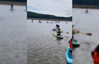 Yayla gölü, kana sporcularını ağırladı