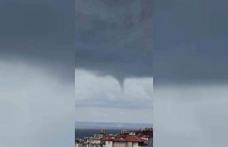 Alanya’da denizde hortum çıktı