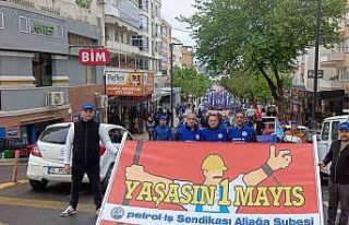 Aliağa’da 1 Mayıs kutlandı
