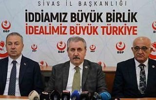 BBP Genel Başkanı Destici: "Türkiye tehdit...