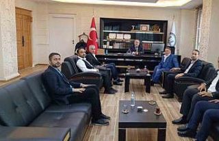 Cizre Müftülüğü yeni binasında ilk toplantısını...