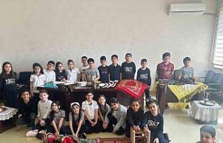 GKV’li öğrencilerden zamanda yolculuk sergisi