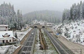 Ilgaz Dağı mayıs ayında beyaza büründü