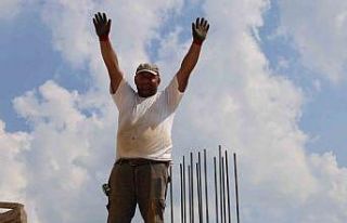 İnşaat işçileri 1 Mayıs’ta da mesai yaptı