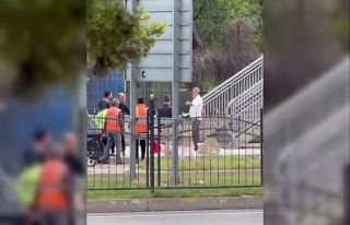 Kavga eden şahısları vatandaşlar ayırdı