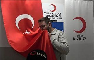 Kilis’te gönüllü dönüşte duygulandıran an
