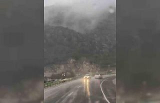 Kilometrelerce ters yönde ilerledi, kaza kıl payı...