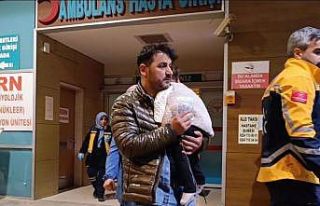 Merdivenlerden yuvarlanan 1 yaşındaki bebek yaralandı