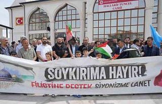Niğde’de Sumud Filosu’na destek: "Bu müdahale...
