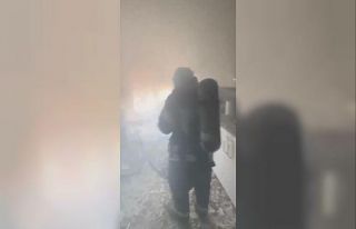 Osmaniye’de apartmanın 3’üncü katında çıkan...
