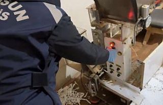 Samsun’da kaçak sigara imalathanesine baskın