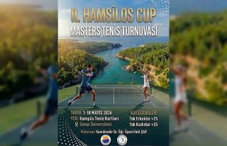 Sinop’ta 2. Hamsilos cup tenis turnuvası başlıyor