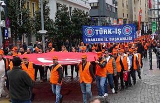 Trabzon’da 1 Mayıs İşçi Bayramı coşkusu
