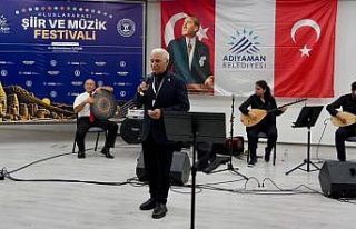 Adıyaman’da uluslararası şiir ve müzik festivali...