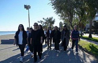 Atakumlu kadınlardan 10 bin adım etkinliği