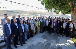 Bodrum’da 56 mahalle muhtarı için anlamlı kutlama