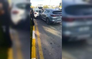 Elazığ’da zincirleme trafik kazası: 1 yaralı