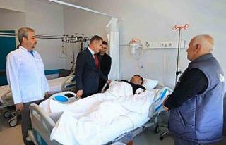 Muhtarlar Günü’nde kaza yapan Muhtar’a vali...