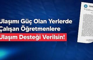 Türk Eğitim-Sen’den ulaşımı güç olan yerlerde...