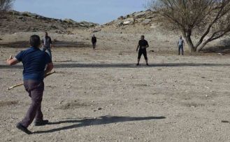 Aksaray’da geleneksel "çelik çomak" oyunu yaşatılmaya devam ediyor