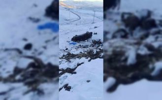 Bingöl’de otomobil şarampole yuvarlandı: 4 yaralı