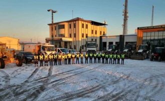 Diyarbakır Organize Sanayi Bölgesinde karla mücadele için tedbirler alındı