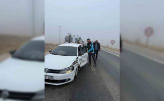 Elazığ’da sis kazaya neden oldu: 1 yaralı