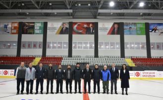 Erzurum GSİM buz  salonlarının çehresini değiştiriyor