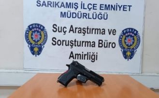 Sarıkamış’ta silah ele geçirildi