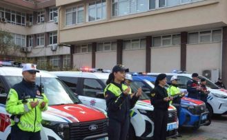 Sinop’ta emniyet ve jandarmaya 19 yeni araç tahsis edildi