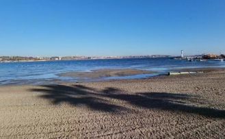 Tekirdağ’da deniz 20 metre çekildi