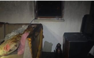 Villanın müştemilatında çıkan yangın söndürüldü