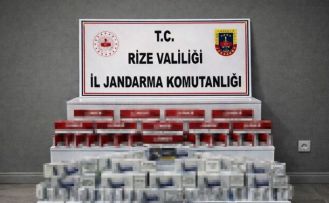 Rize’de kaçak sigara operasyonu