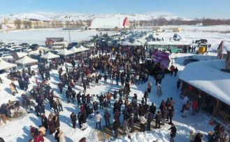 Yağan kar eğlenceye dönüştü, Kış Festivali’nin 2’ncisi düzenlendi